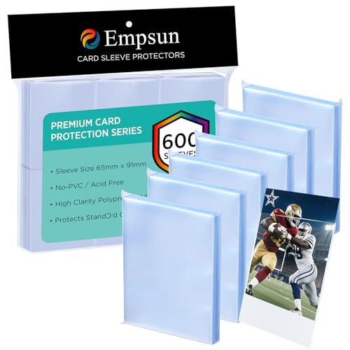 600 Clear Penny Card Sleeves for Trading & Sports Cards