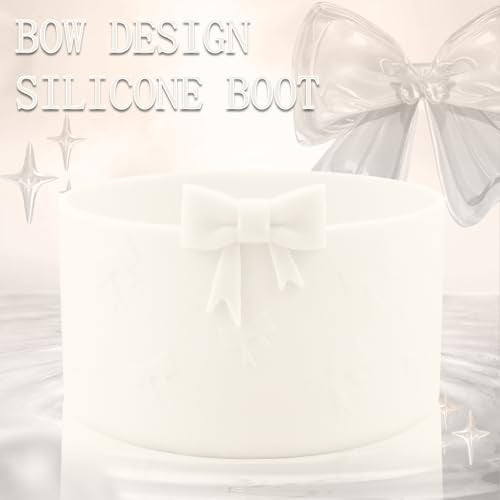 Silicone Protective Boot for Water Bottles - Off-White