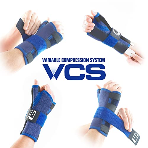 Neo-G Wrist and Thumb Brace, Stabilized - Spica Support For Carpal Tunnel Syndrome, Arthritis, Tendonitis, Joint Pain - Adjustable Compression - Class 1 Medical Device - Right