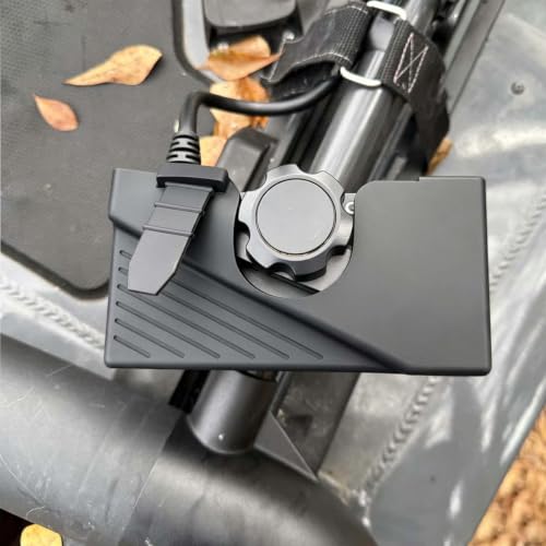 Black Garmin Livescope Plus LVS34 Transducer Cover - Custom Fit & Impact Resistant