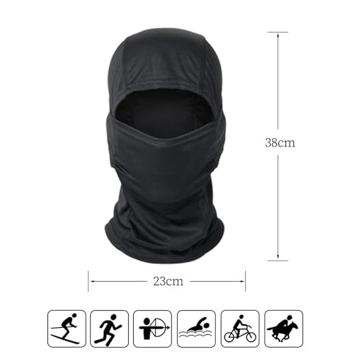 Balaclava Ski Mask UV Face Cover - Standard One Size