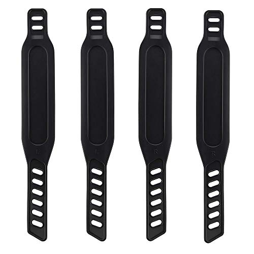 Adjustable Exercise Bike Pedal Straps - 4pcs Heavy Duty