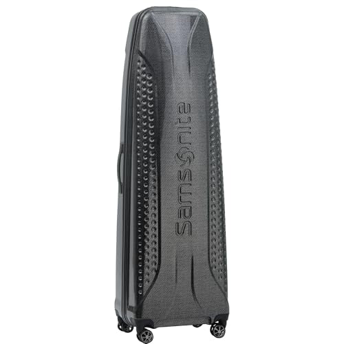 Golf Travel Bag - Lightweight Hard Case with 360° Shark Wheels - Carbon Matrix