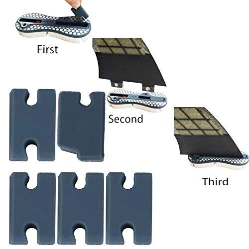 FCS 2 Fin Tab Infill Replacement Kit – 5 pcs for Surfboard Fin Compatibility