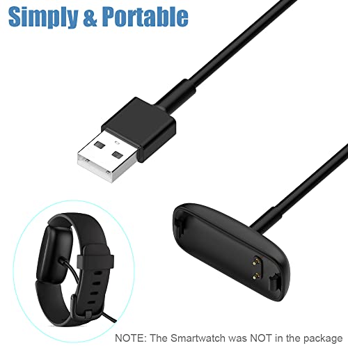 Fitbit Inspire 3 Charger Cable - 3.3ft USB Charging Dock