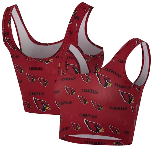 Arizona Cardinals Women's Mosaic Allover Print Bralette - Small