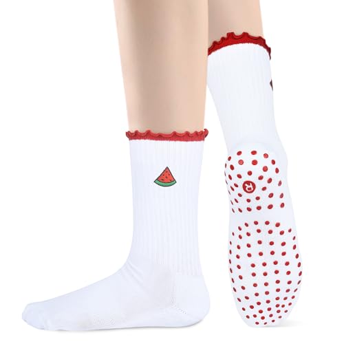 Non-Slip Pilates Socks for Yoga and Barre - US Sizes 5-11 - Color 3