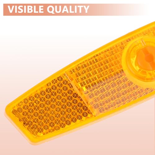 4-Pack Bicycle Wheel Spoke Reflectors - Safety Night Cycling Accessories