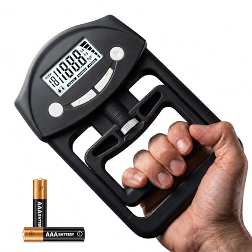 KYTO Digital Hand Grip Strength Tester - 220 Lb/100 Kg Fitness & Rehab Dynamometer