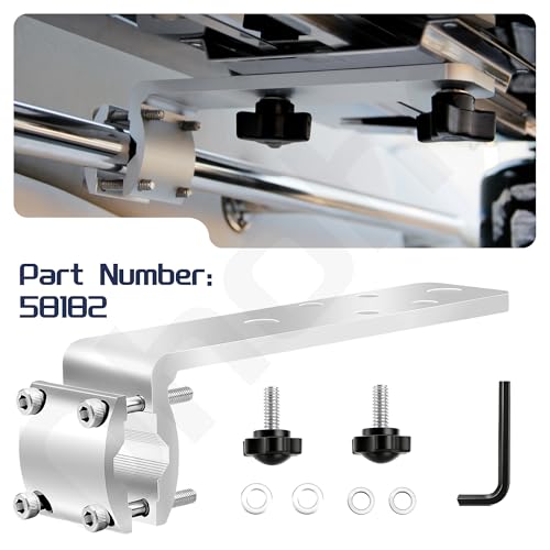 Universal Grill Rail Mount Bracket for Kuuma BBQ Grills, Fits 7/8-1 1/4 Inch Railing