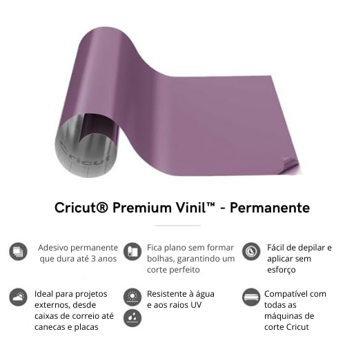 Premium Permanent Vinyl Roll - Light Purple, 4ft (12'x48')