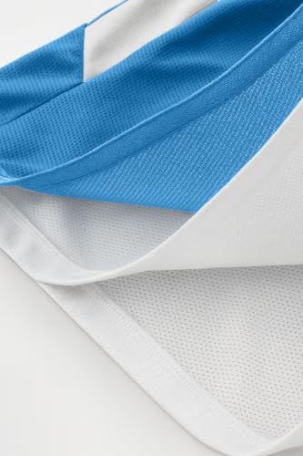 Men's Reversible Basketball Jerseys - 10 Pack, Carolina Blue/White