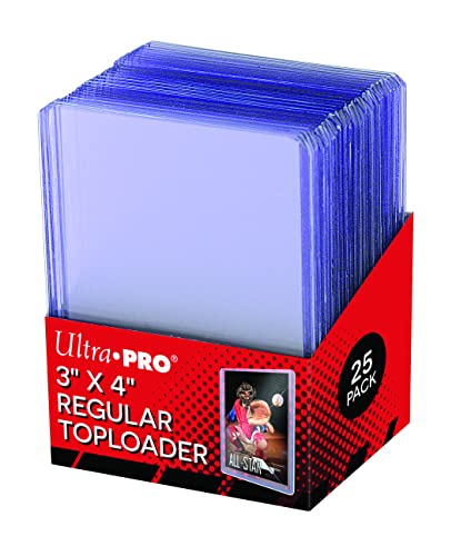 3" x 4" Clear Toploaders - 25 Count Trading Card Protectors