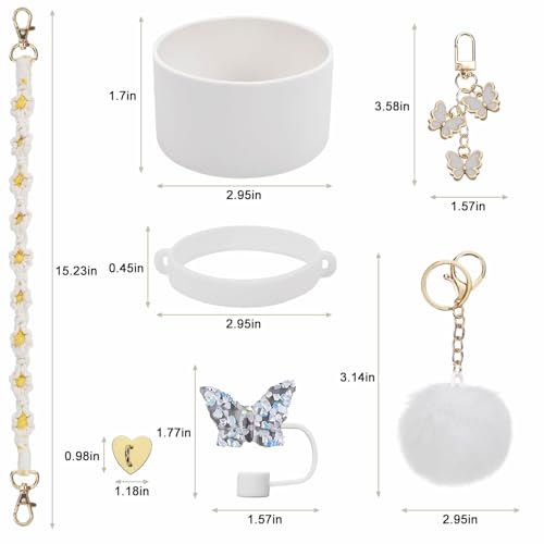 7PCS Tumbler Accessories Set with Strap & Boot for Stanley Cup