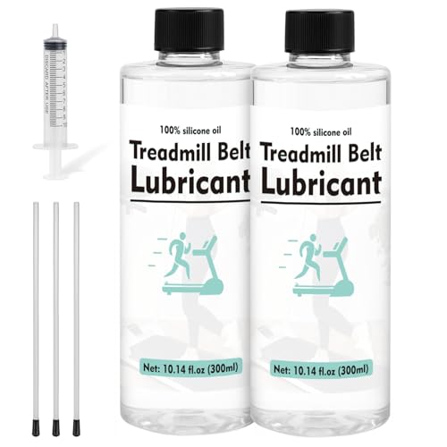 Treadmill Lubricant - 600ml Silicone Oil with Extension Tube & Syringe