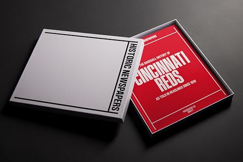 Personalized Cincinnati Baseball History Book - Authentic Newspaper Gift