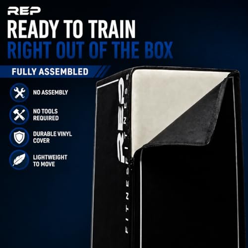 3-in-1 Soft Plyo Box for Home Gym - Medium Size 24/20/16 Inch