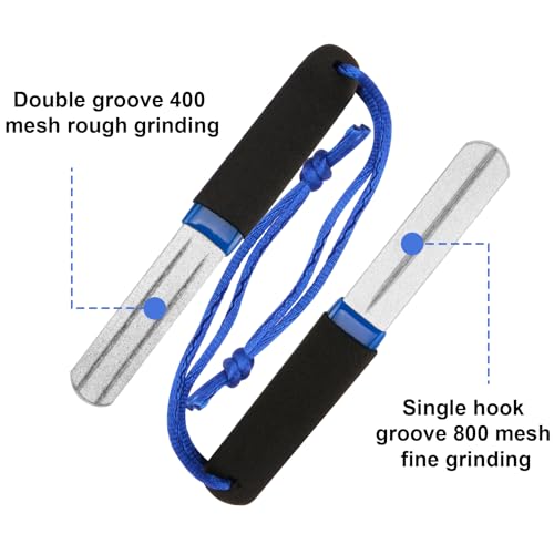 Precision V-Groove Dart Sharpener - 2 Pack for Steel Tip Darts
