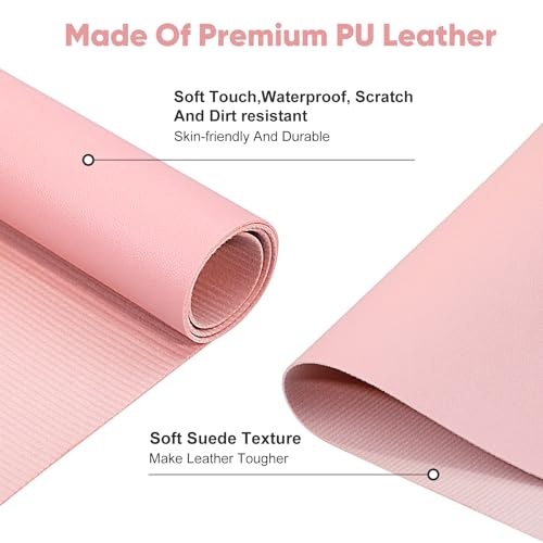 Subay Nail Art Table Mat, (MAT ONLY) Soft Microfiber PU Leather Hand