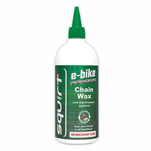 Squirt E-Bike Chain Wax 500ml - Biodegradable Lubricant for Wet & Dry Conditions - Reduces Noise & Friction