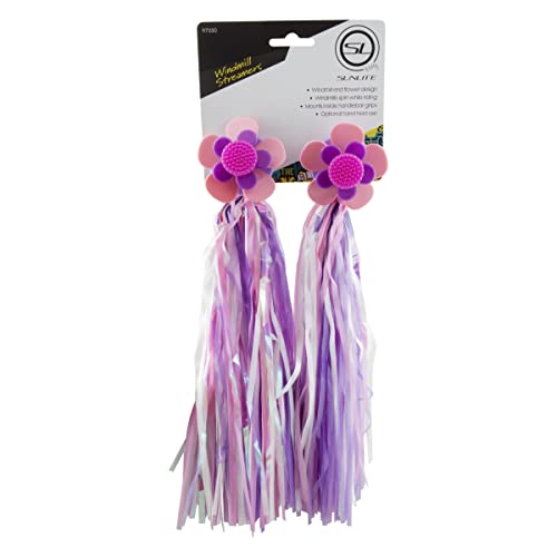 Bicycle Handlebar Windmill Streamers - Flower Design
