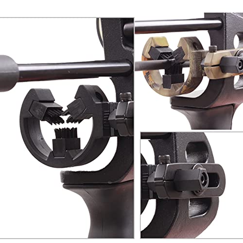Capture Whisker Biscuit Arrow Rest for Compound & Recurve Bow - Black