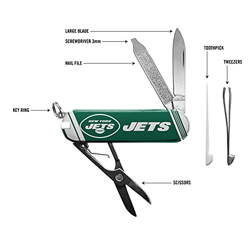 NFL New York Jets Pocket Multi-Tool with 7 Functions
