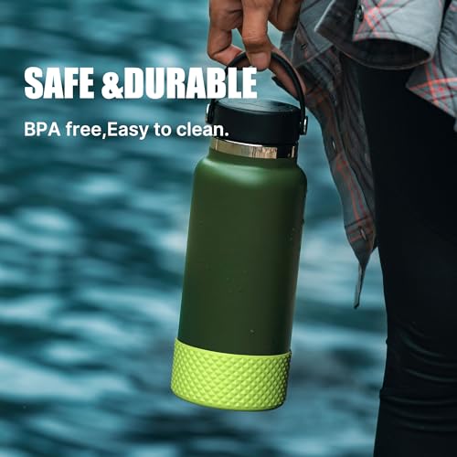 Silicone Protective Boot for 32/40 oz Water Bottle - Anti-Slip Sleeve - Pink