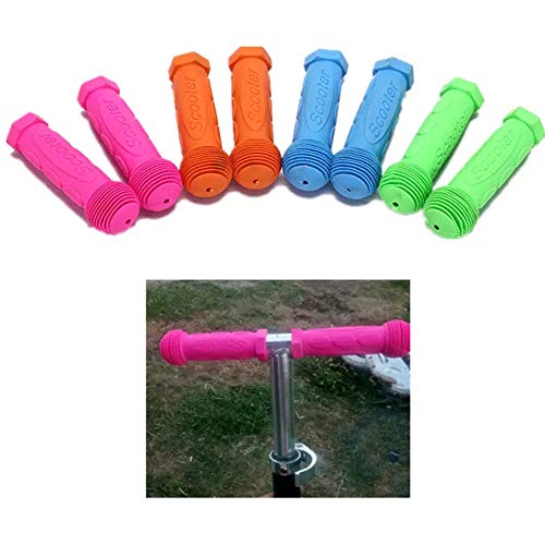 Anti-Slip Handlebar Grips for Kids Bikes - Pink