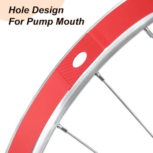 Bicycle Rim Strip - 22" x 20mm, Durable PVC Bike Tire Liner (2-Pack)