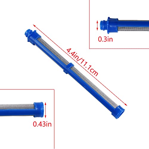 Airless Spray Gun Filter 287033 Compatible with Suitable for Most Spray Guns and Contractor II & FTx II Latex 100 mesh 10pcs
