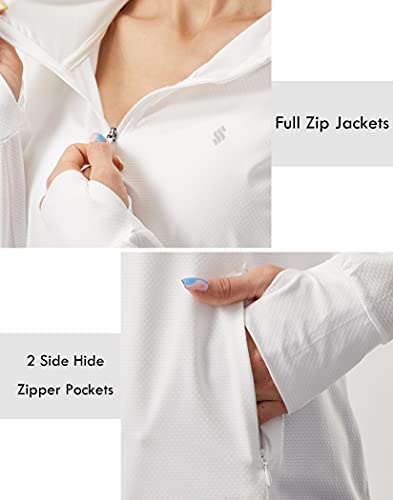 Lightweight UPF 50+ Sun Protection Hoodie Jacket for Women