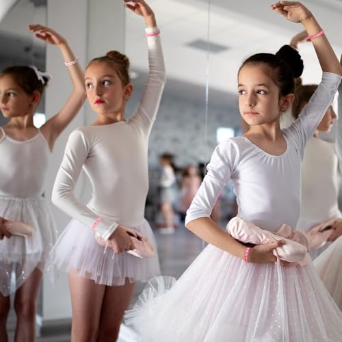 30 Pcs Ballet Party Favors Silicone Wristbands - Inspirational Bracelets