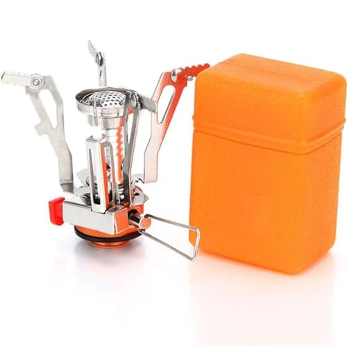 Portable Camping Stove with Piezo Ignition Lightweight Backpacking Cooktop