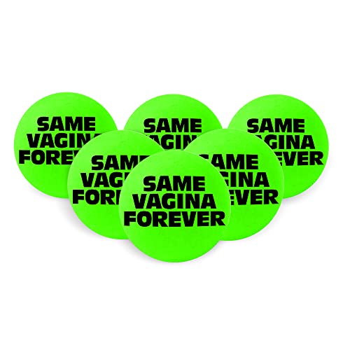 Funny Bachelor Party Beer Pong Balls - 6 Pack Party Favors