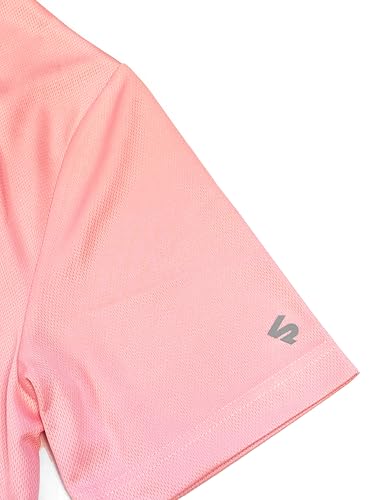 Southpole Men's Birdseye Performance Polo Shirt XL Pink Moisture-Wicking