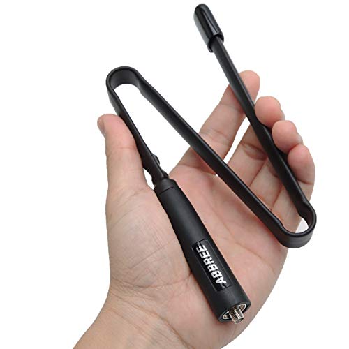 SMA-Female Ham Radio Antenna - 18.8-inch VHF/UHF Black