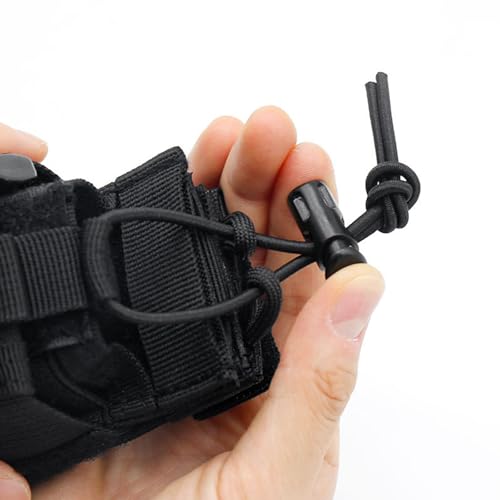Tactical Molle Radio Holster Pouch - Durable Nylon for Walkie Talkies