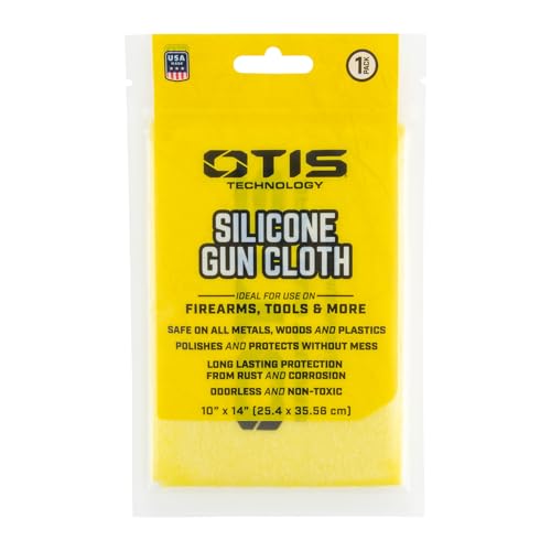 Silicone Gun Cloth - 10"x14" Soft Cotton for Firearm Care