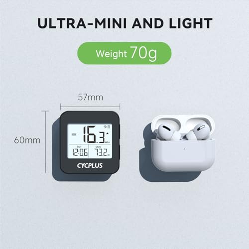 Wireless GPS Bike Computer with 2.0" Screen, IPX6 Waterproof, 1200mAh Battery