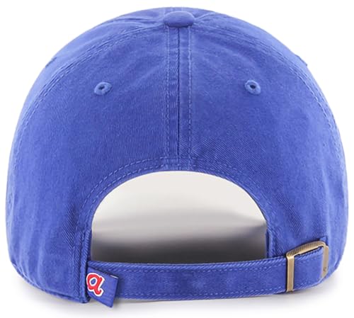 47 Brand MLB Cooperstown Atlanta Braves Blue Adjustable Baseball Cap - Adult