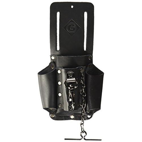 Greenlee - Pouch, Leather 4 Pocket (0258-14), Black