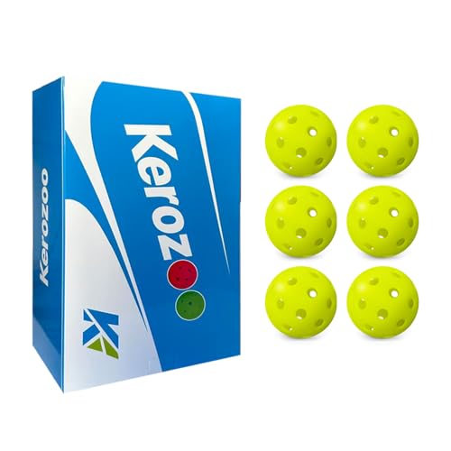 Tournament-Grade Pickle Balls - 6-Pack Optic Yellow - USAPA Approved