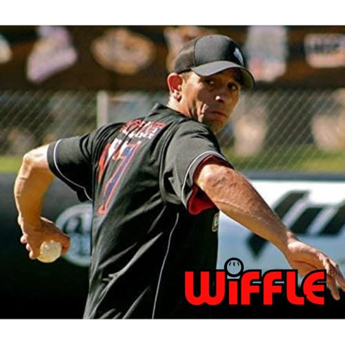 Regulation Baseball-Sized Plastic Wiffle Ball - White, 2.86 Inch