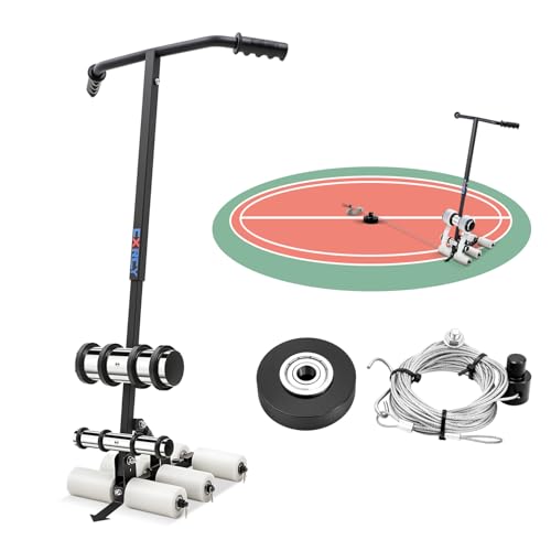 Court Line Tape Machine - Adjustable Height for Gym Floors