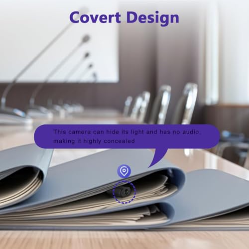 Spy Camera 1080P Indoor Hidden Camera Wireless, Mini Cameras, Home Security Cameras with Motion Detection, Night Vision, App Control Door SpyCam X8