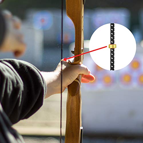 20 Pcs Archery Nocking Points for Compound Recurve Bow - Red