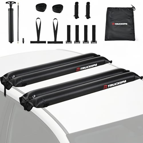 Inflatable Roof Rack Pads for Kayak & Surfboard - Black