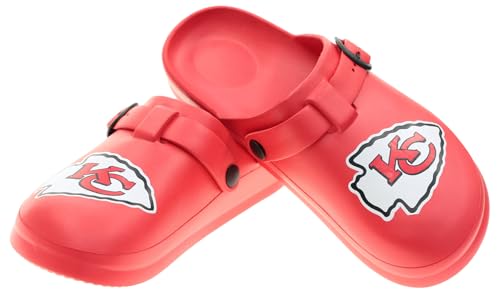 Open Back Buckle Clogs - Comfortable Slip-On Sandals for NFL Fans