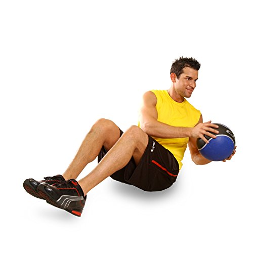 8 lb Weight Medicine Ball with Tacky Grip - Yellow